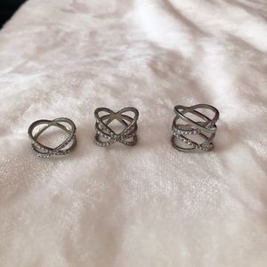 Forever 21 Ring Set-7/8